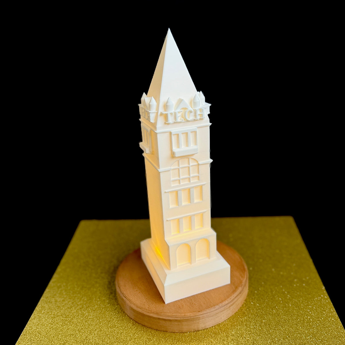 The Georgia Tech tower light, used as an acceptance gift.