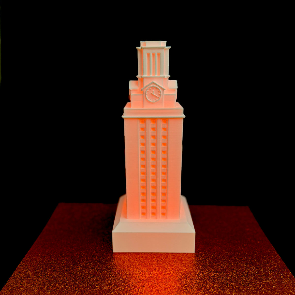 University of Texas gift idea, a light designed to look like the UT Tower.