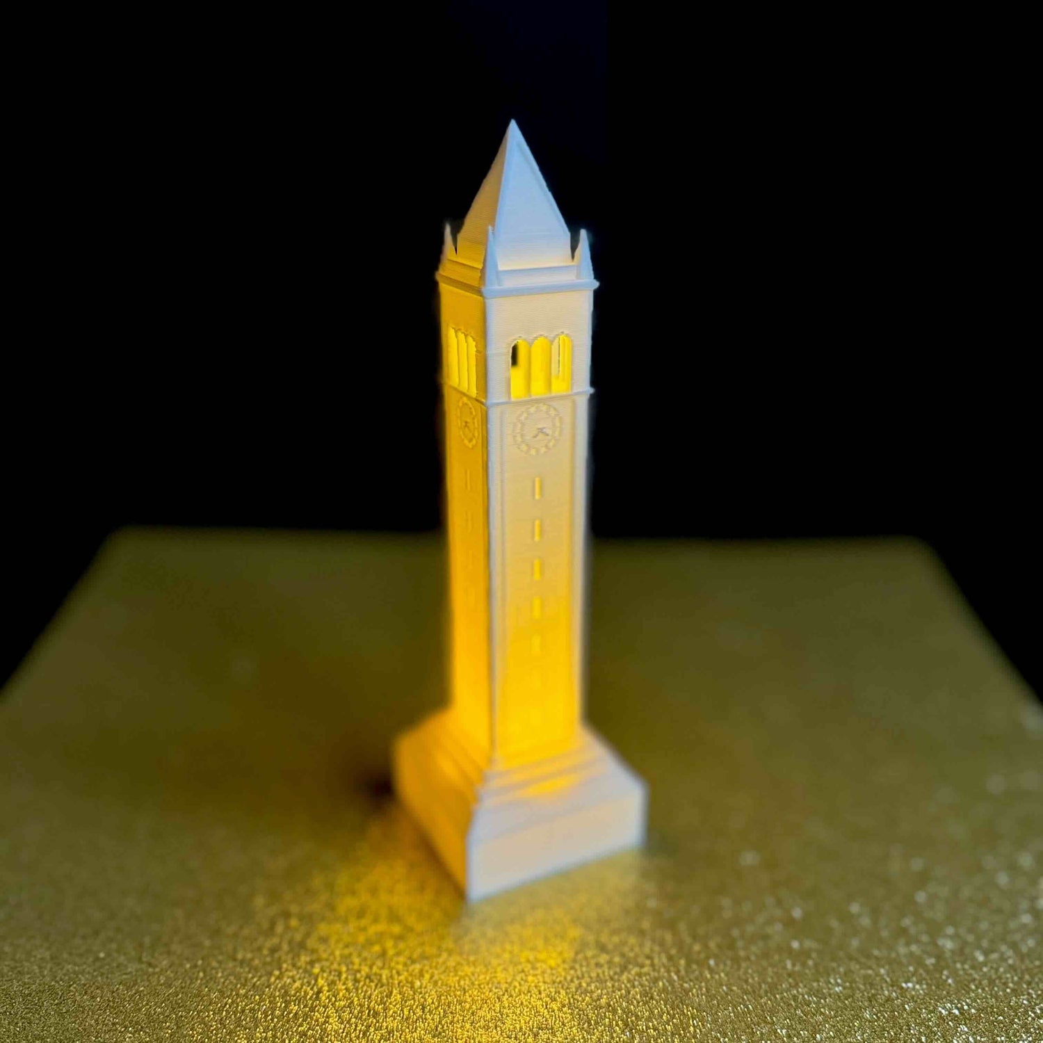 The Berkeley Campanile lighted figurine, perfect as a graduation gift, alumni gift, or dorm decor!