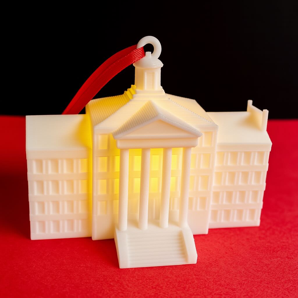 Discover Wittenberg gifts modeled after Myers Hall – ideal for graduation, alumni keepsakes, or meaningful Tiger memorabilia.