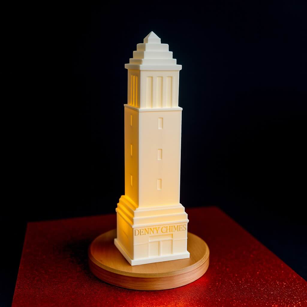 Discover Alabama gifts modeled after Denny Chimes – ideal for graduation, alumni keepsakes, or any proud Crimson Tide supporter.