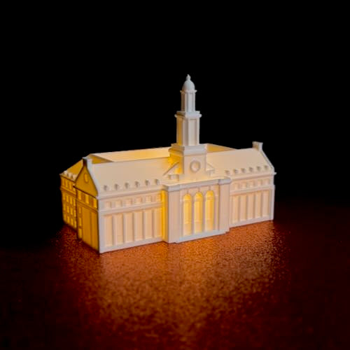 Celebrate Cowboy spirit with Oklahoma State University gifts featuring detailed replicas of the iconic Edmon Low Library – perfect for students, alumni, and OSU fans.