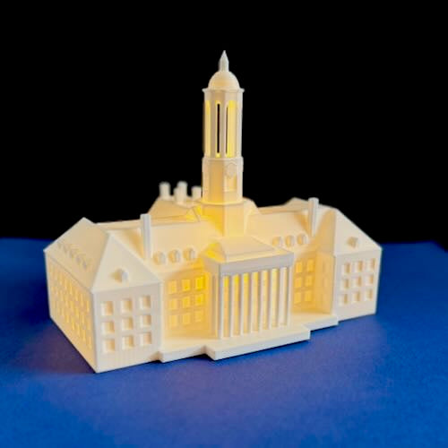 Celebrate Nittany Lion pride with Penn State gifts featuring detailed replicas of Old Main – perfect for students, alumni, and dedicated PSU fans.