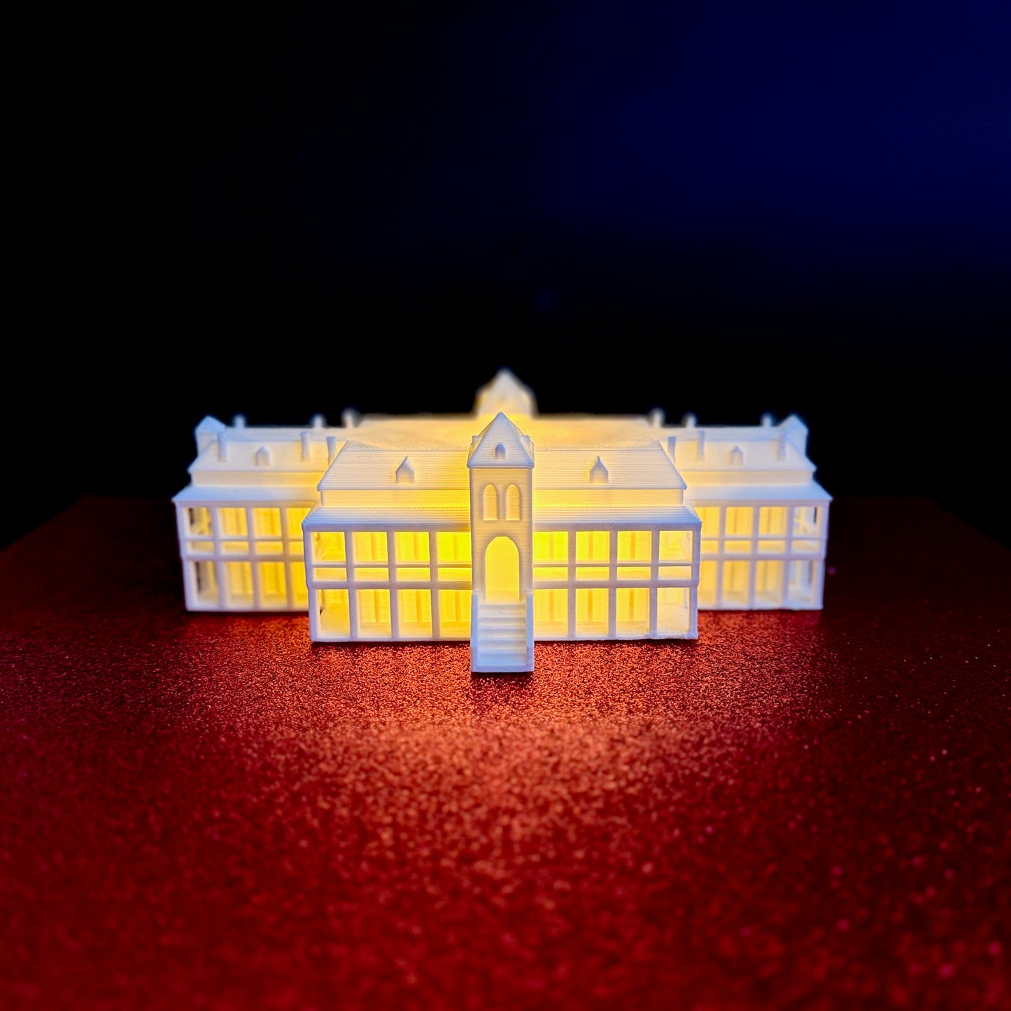 The University of Arizona LED light featuring the Old Main building.