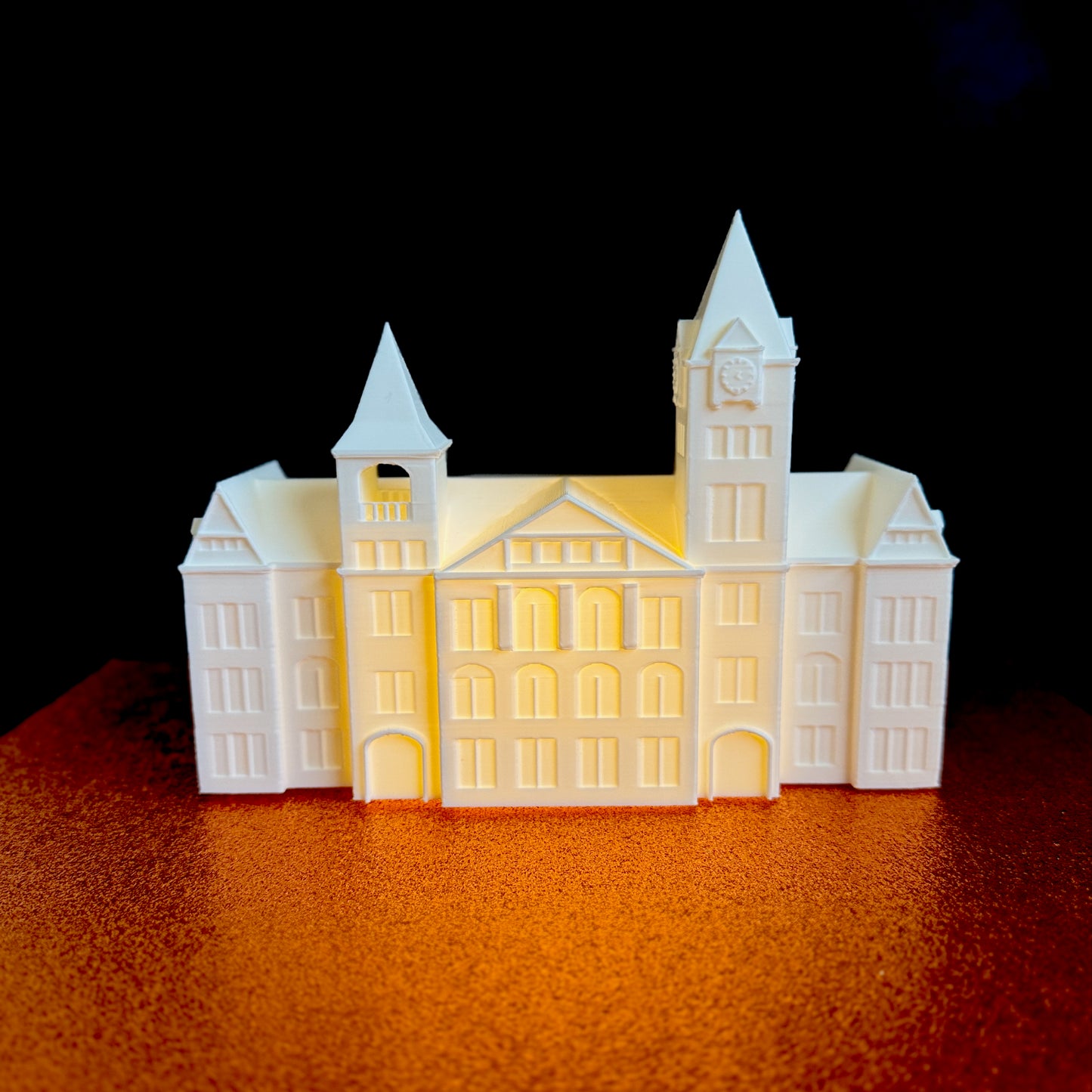 Samford Hall miniature with lights – perfect gift for Auburn graduate