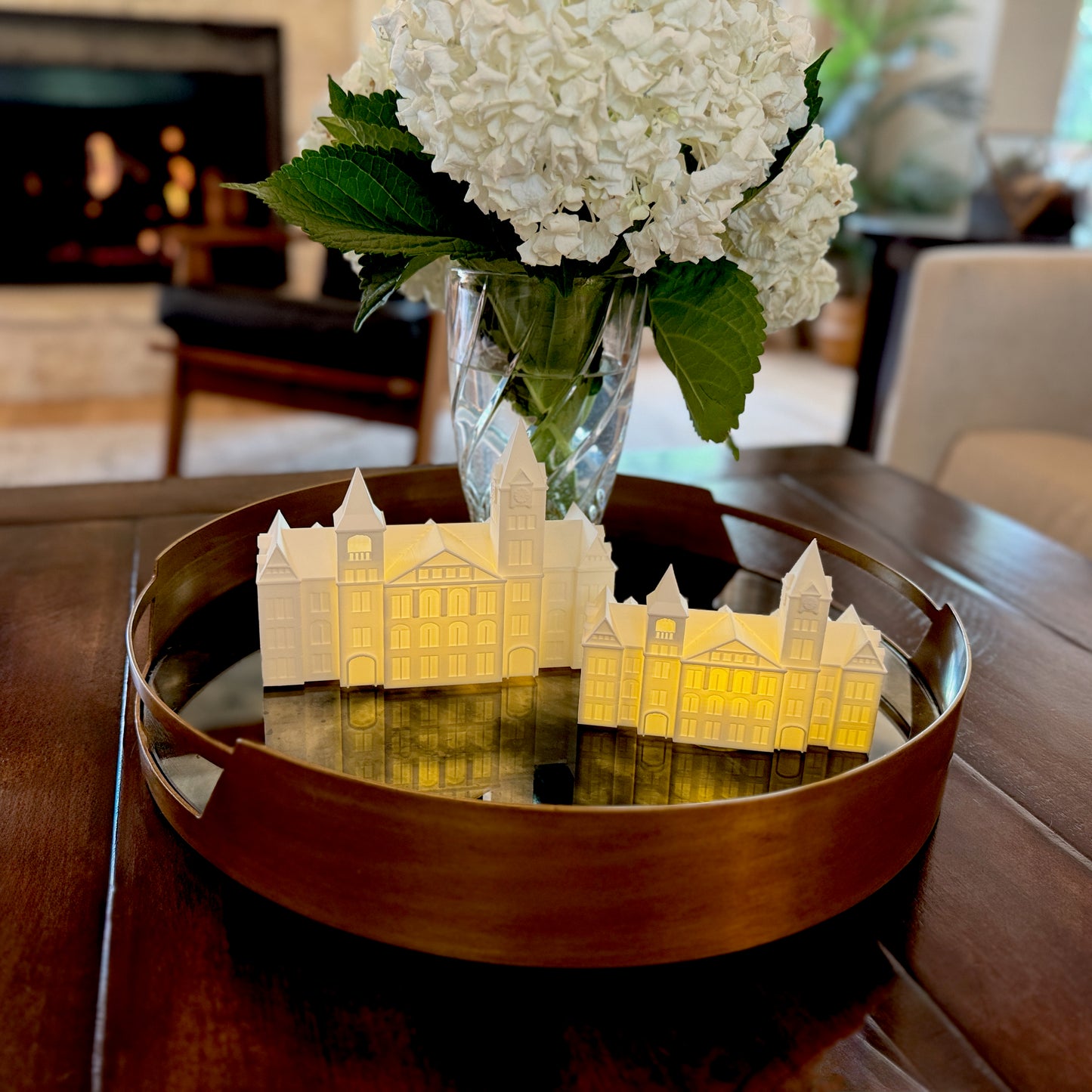 Auburn University senior gift – decorative Samford Hall LED figurine