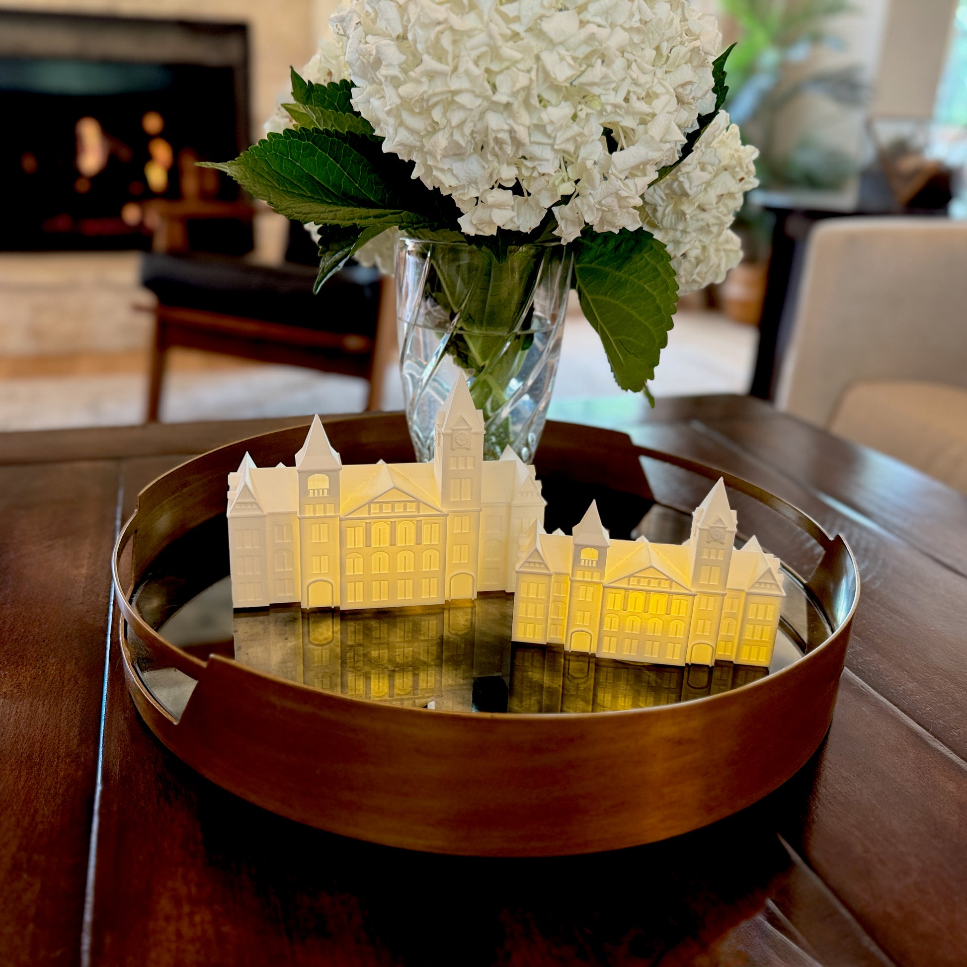 Auburn University senior gift – decorative Samford Hall LED figurine