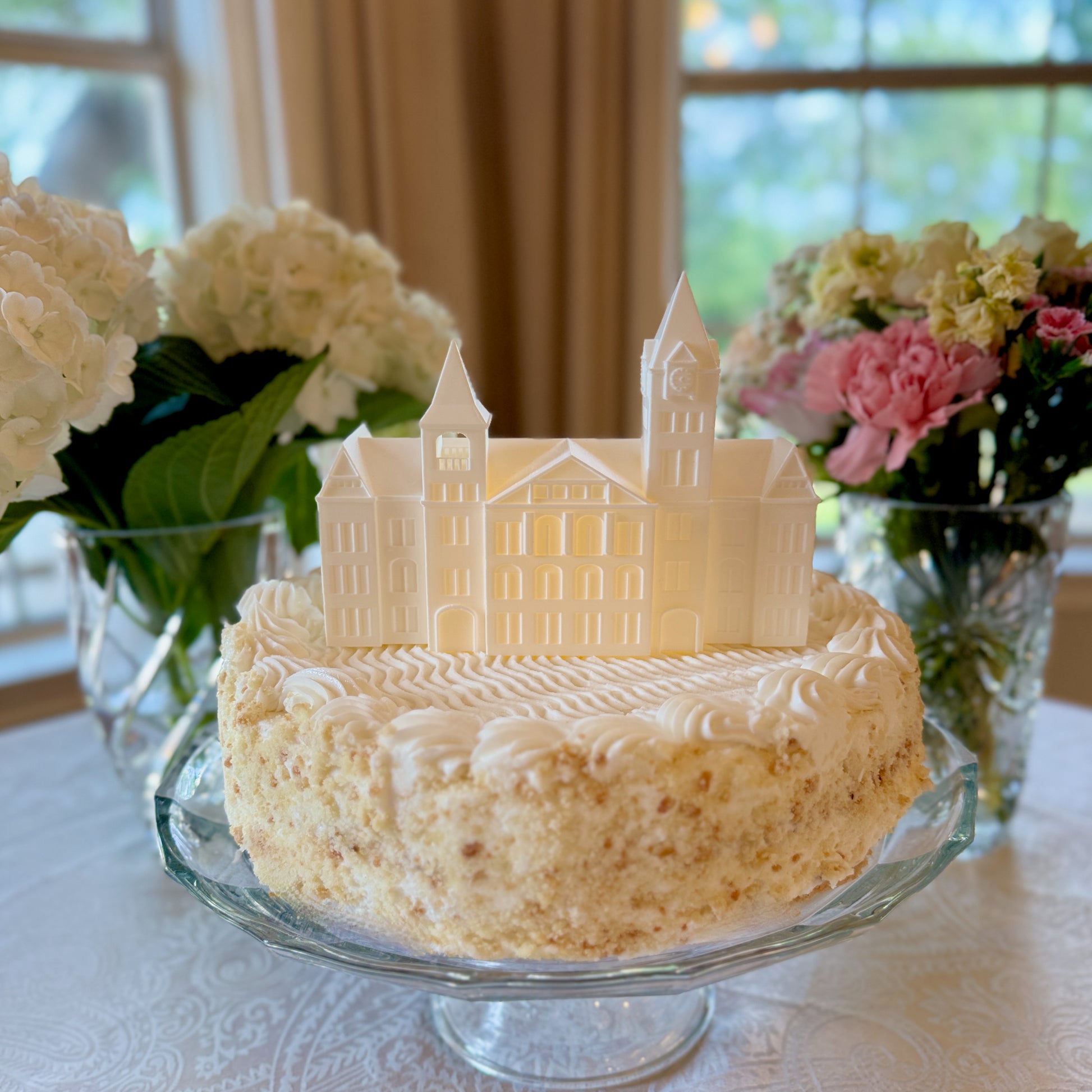 Auburn university Samford Hall party decor, shown at a grad party.
