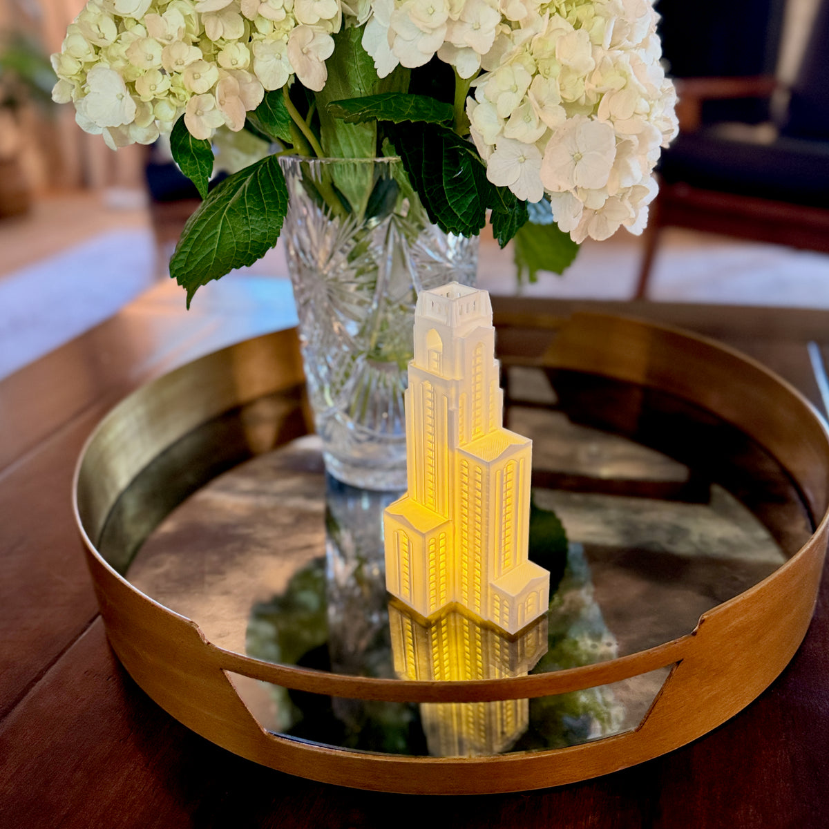 The Pitt Cathy figurine used as home decor.