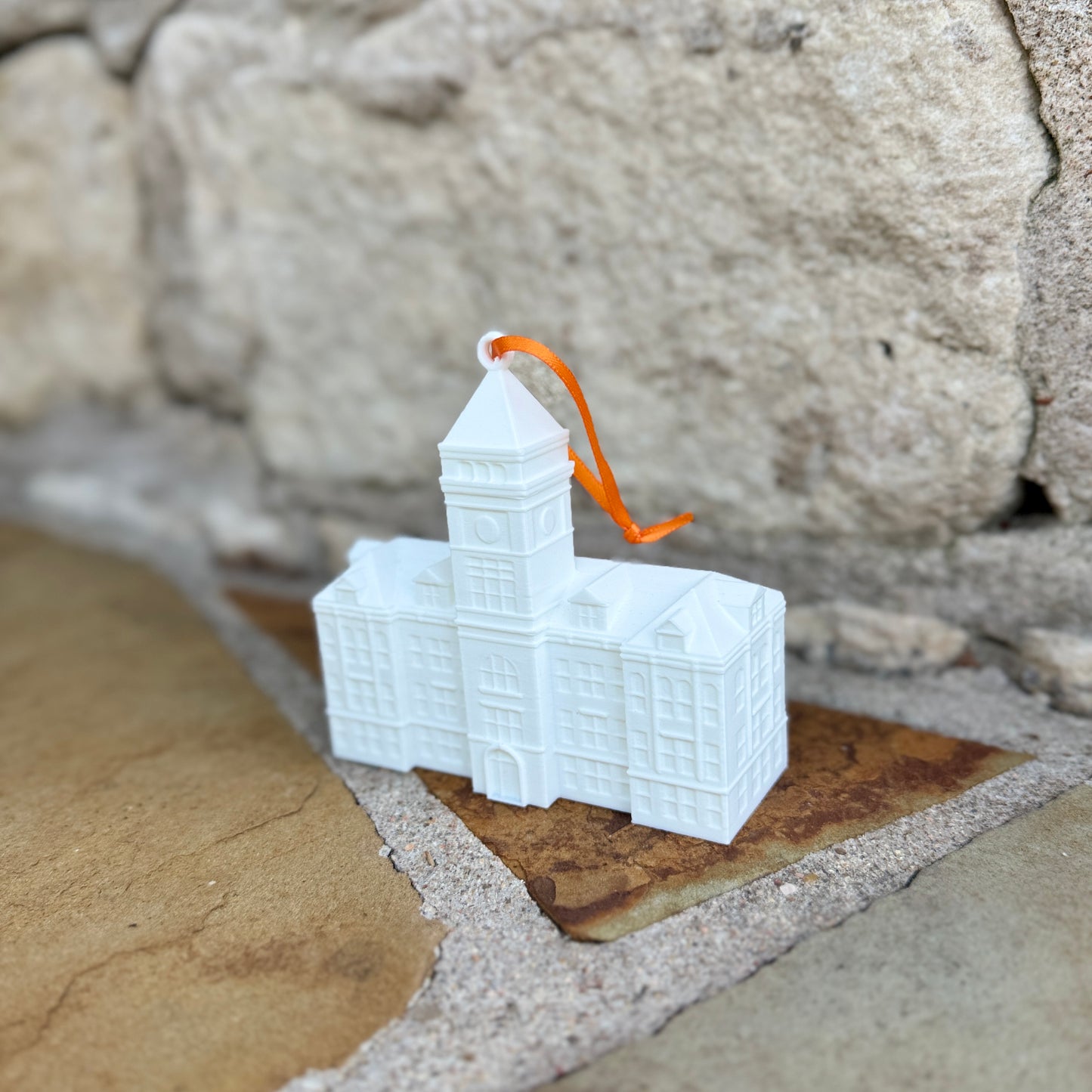 The Clemson ornament of Tillman Hall.