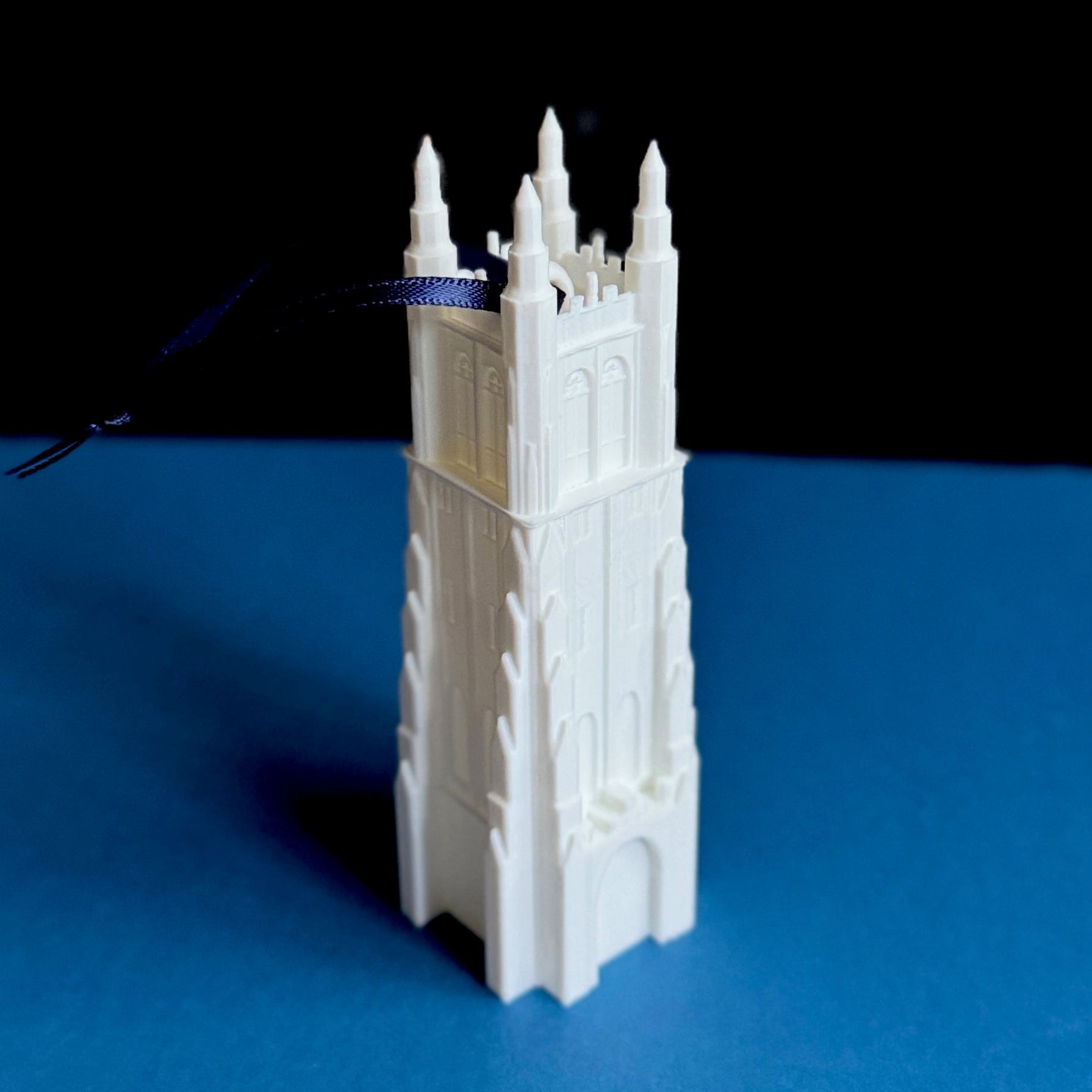 The Duke keepsake ornament representing the Chapel building.
