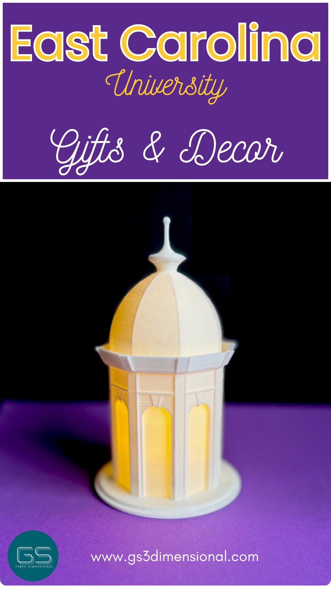 East Carolina cupola led lighted figurine.