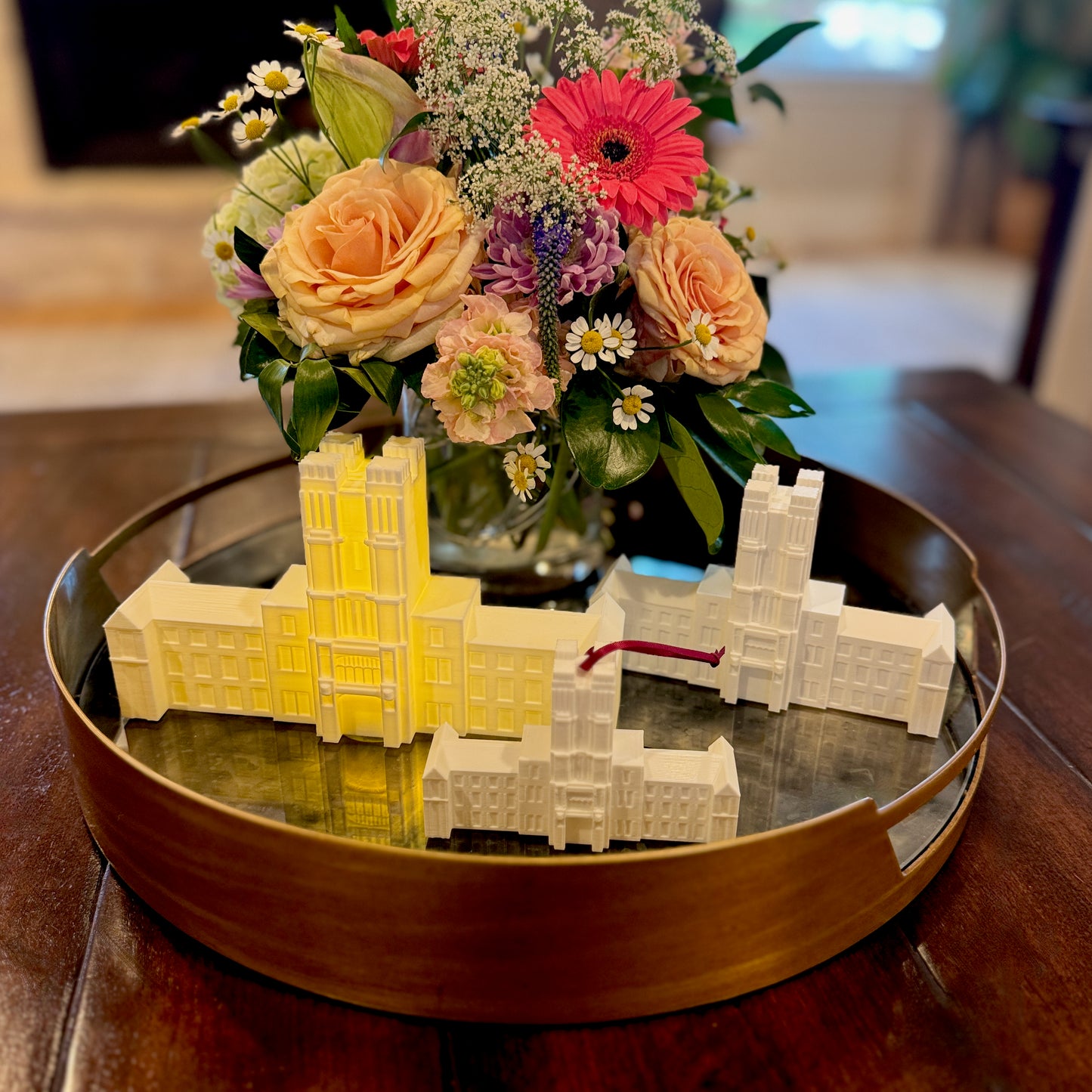 Virginia Tech Burruss Hall Gifts -  LED Light, Figurine, Ornament for Graduation