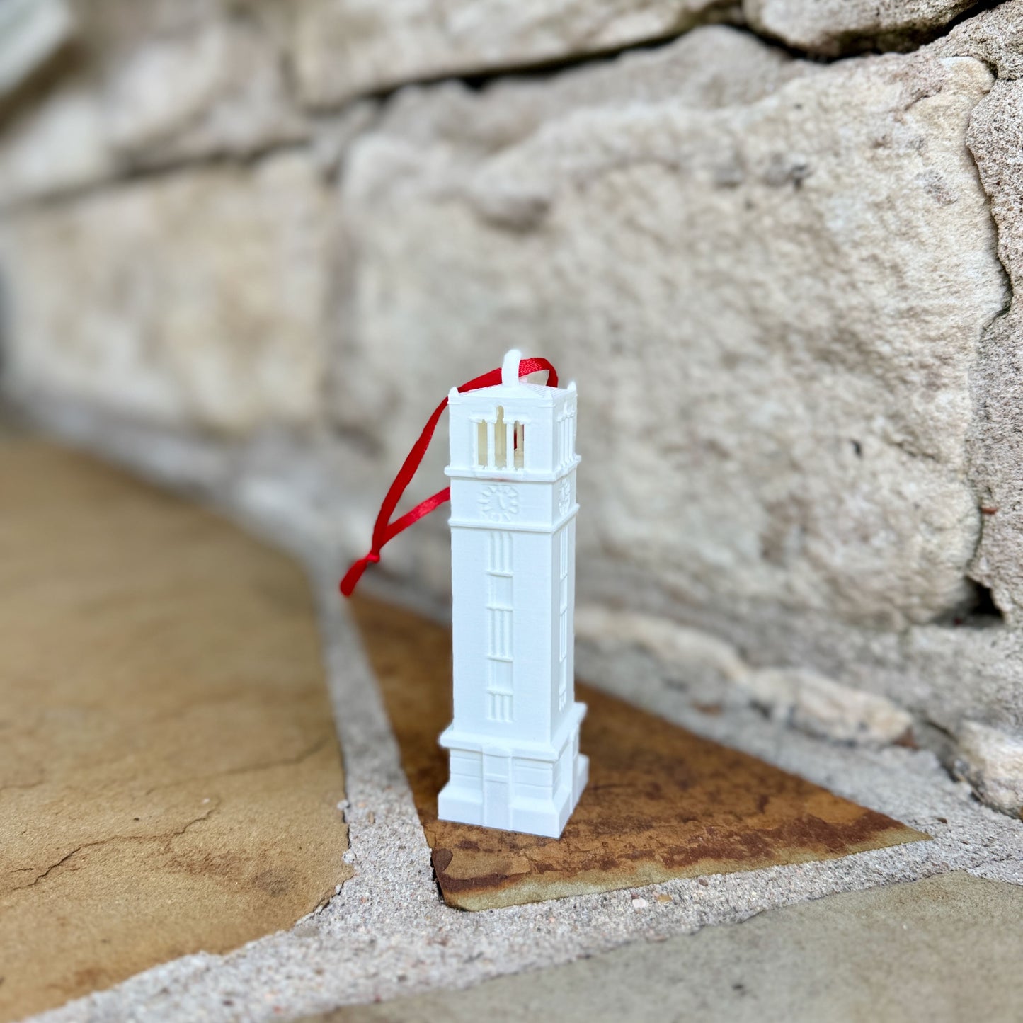 NC State Bell Tower Christmas Ornament – Graduation Gift, Alumni Keepsake, College Decoration, Wolfpack Holiday Ornament