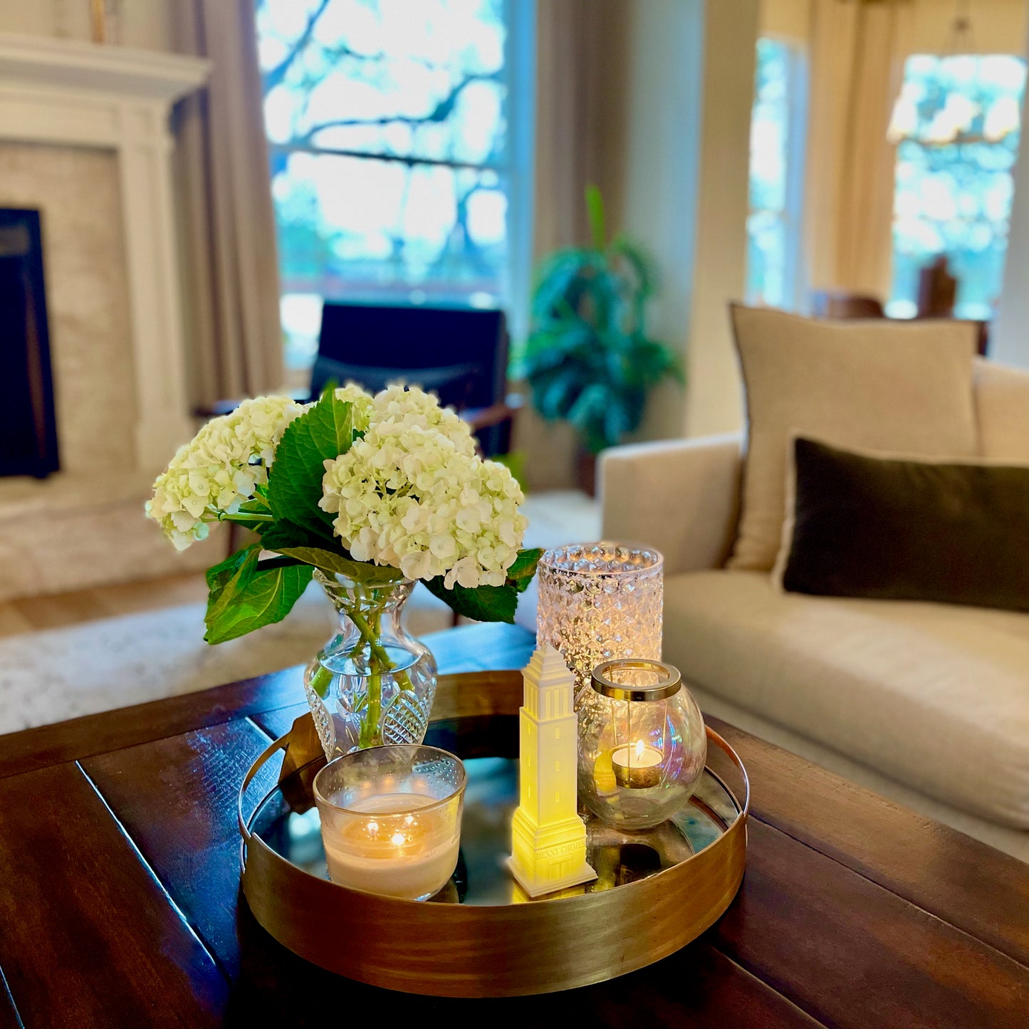 University of Alabama Denny Chimes Tower Figurine with LED Light – Bama Fan Decor & Gift