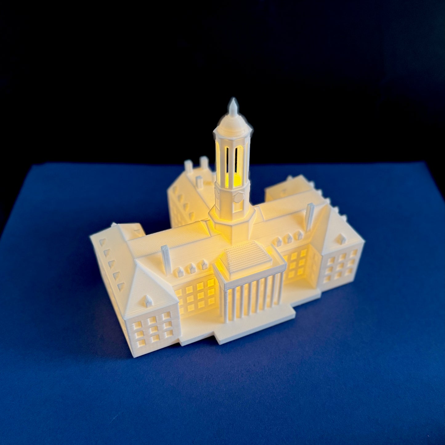 Lighted Penn State Old Main Cake Topper – Figurine, Graduation Cake Decor, Party Decoration, College Keepsake