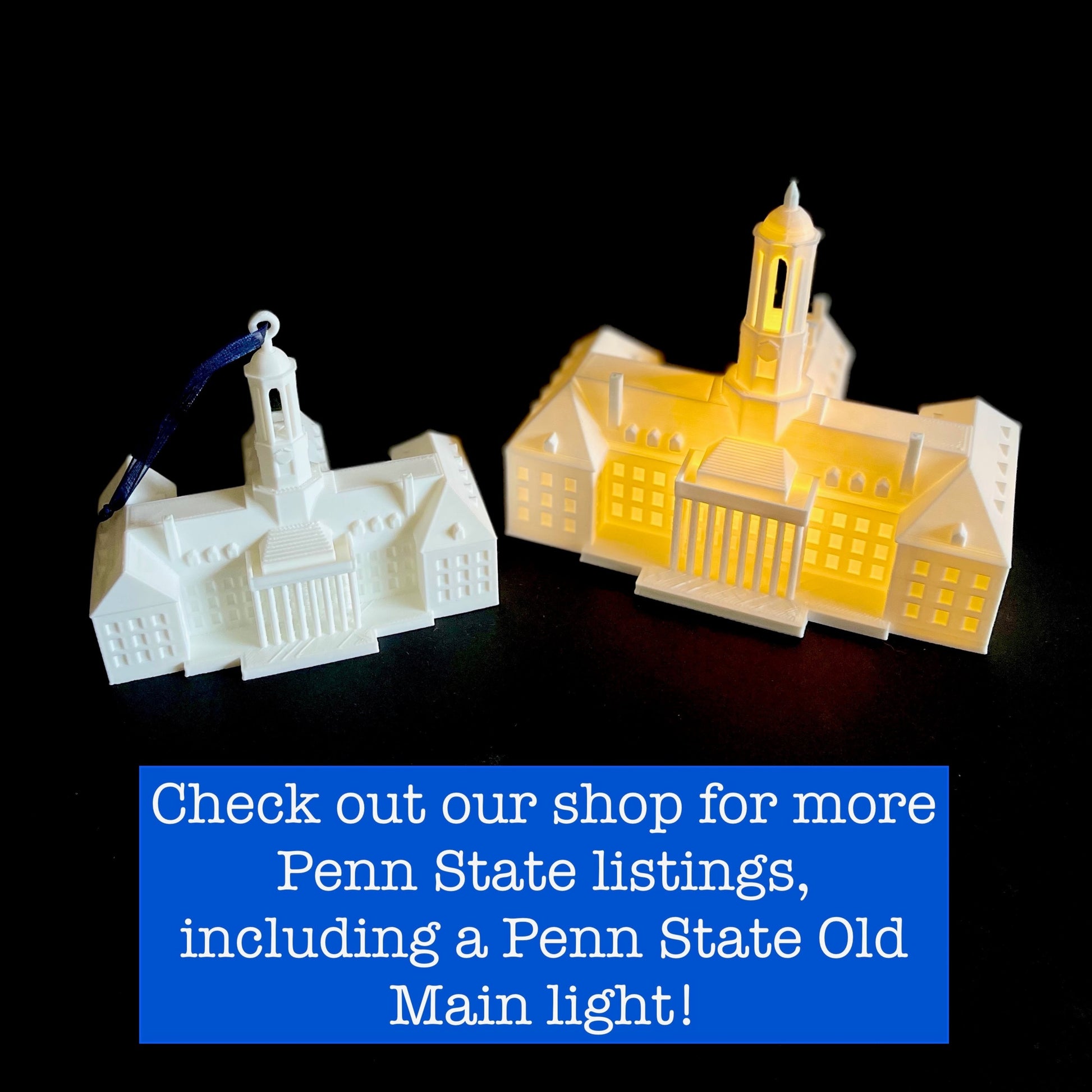 These Penn State gift ideas are figurines designed to look like the Old Main building on Campus, perfect for a Nittany Lion!