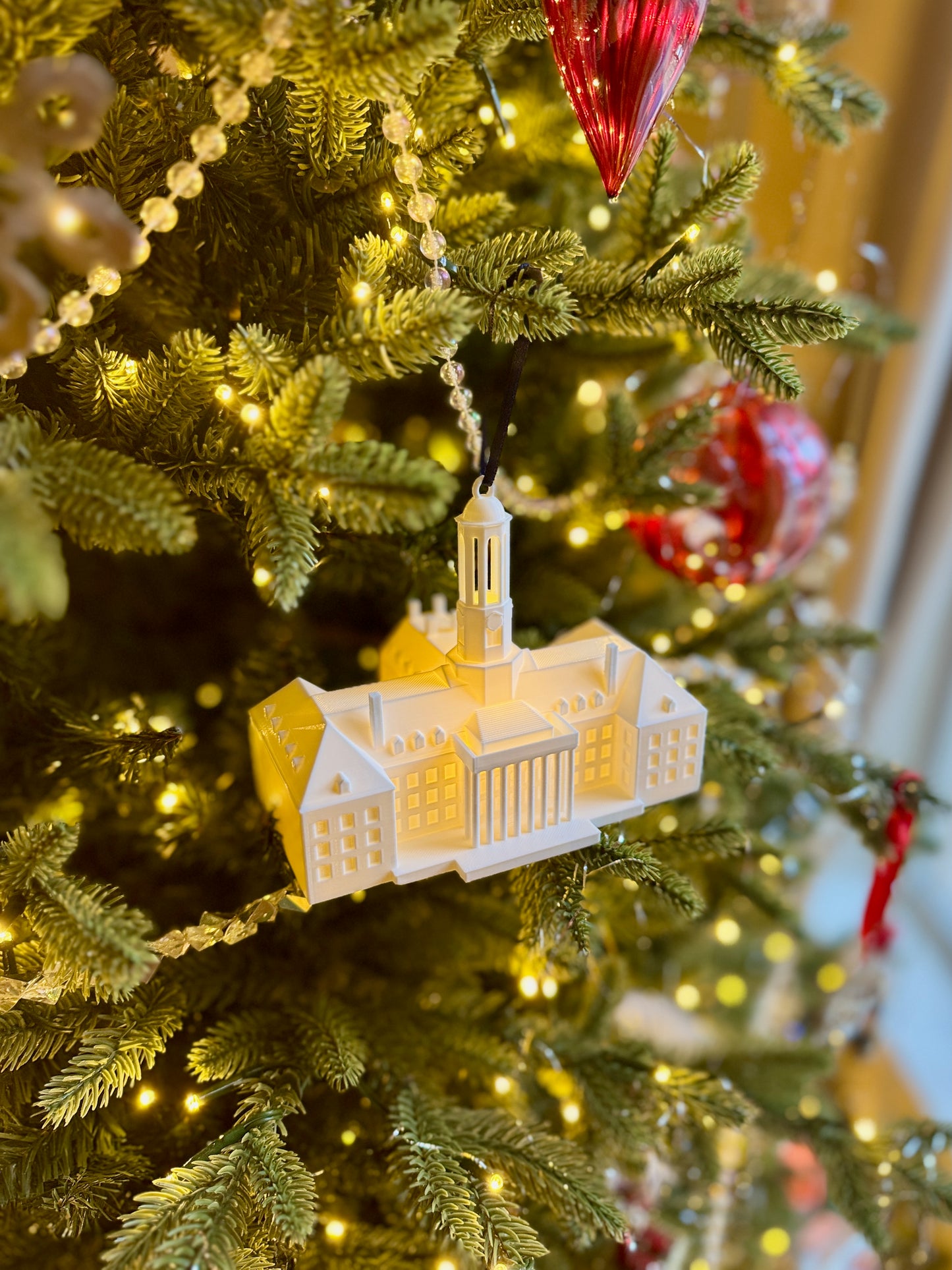 Penn State keepsake ornament designed with an LED light