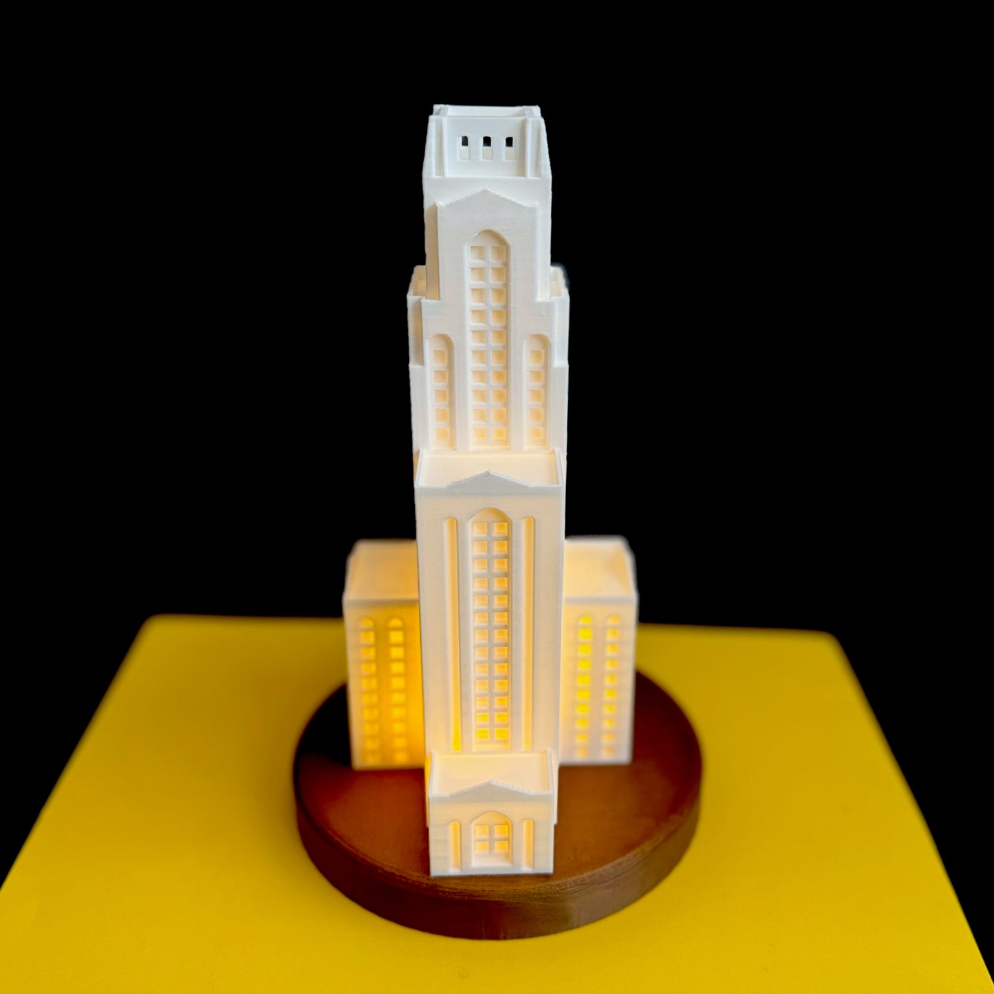 The Cathedral of Learning lamp, used as a graduation gift for a Pitt student.