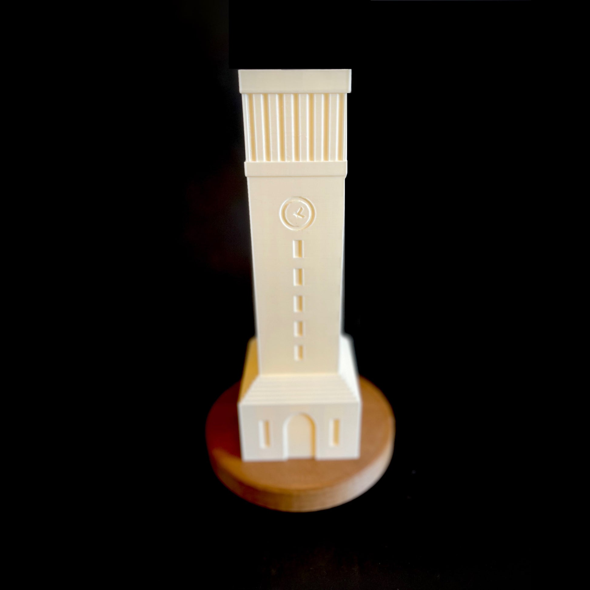 Aggie gift night light representing the Texas A&M Albritton tower,