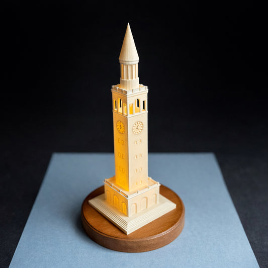 The UNC Bell Tower light, perfect for University of North Carolina graduation gifts.