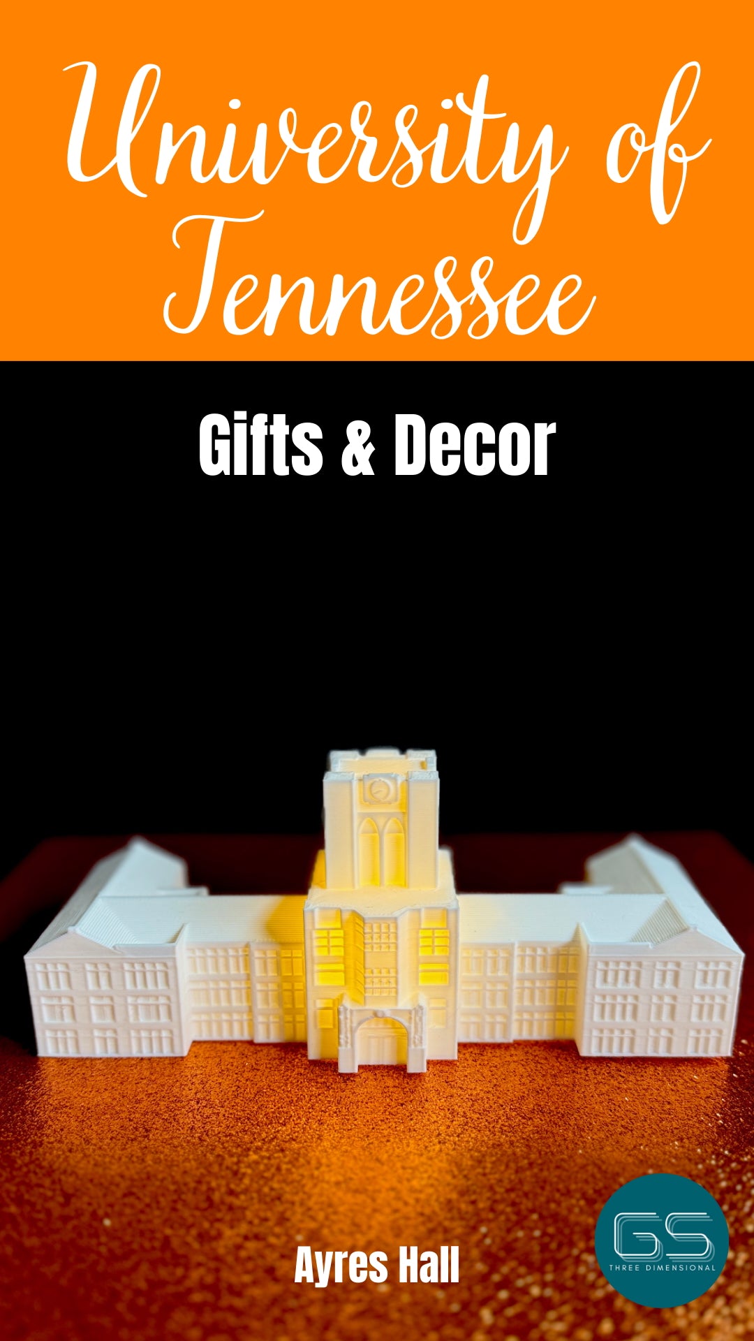 University of Tennessee Gifts and Decor designed as Ayres Hall