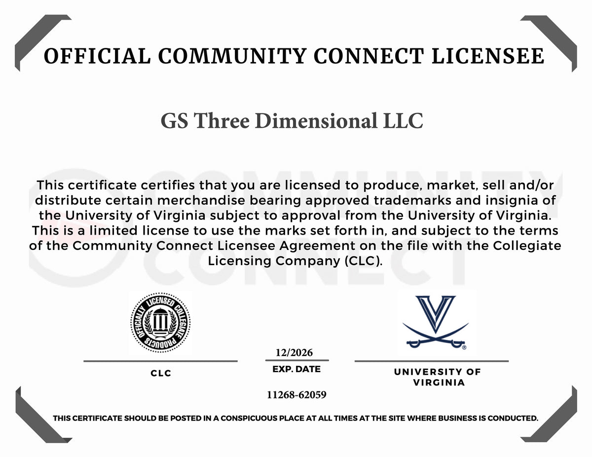 University of Virginia Official License.
