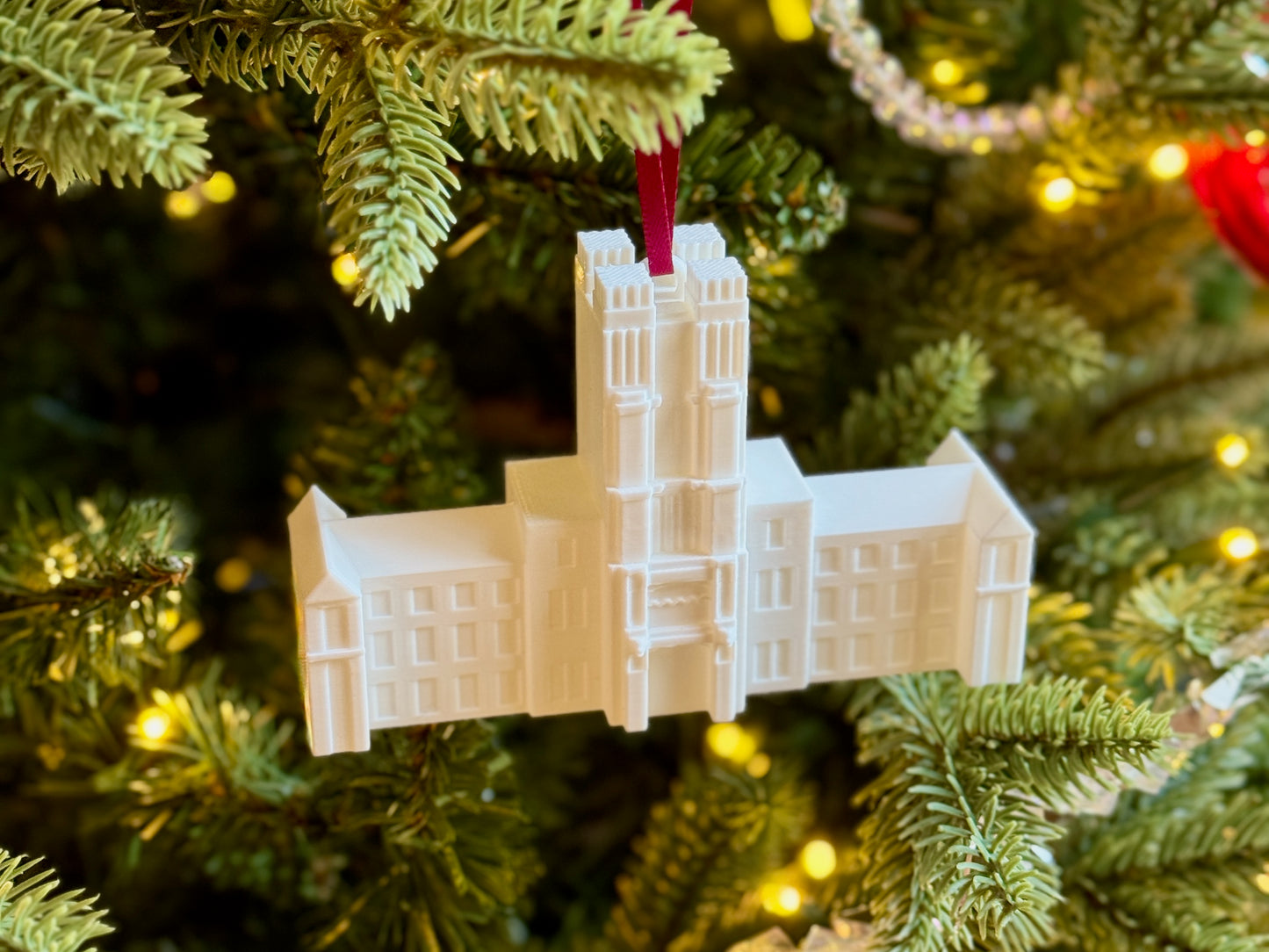 Virginia Tech Burruss Hall ornament