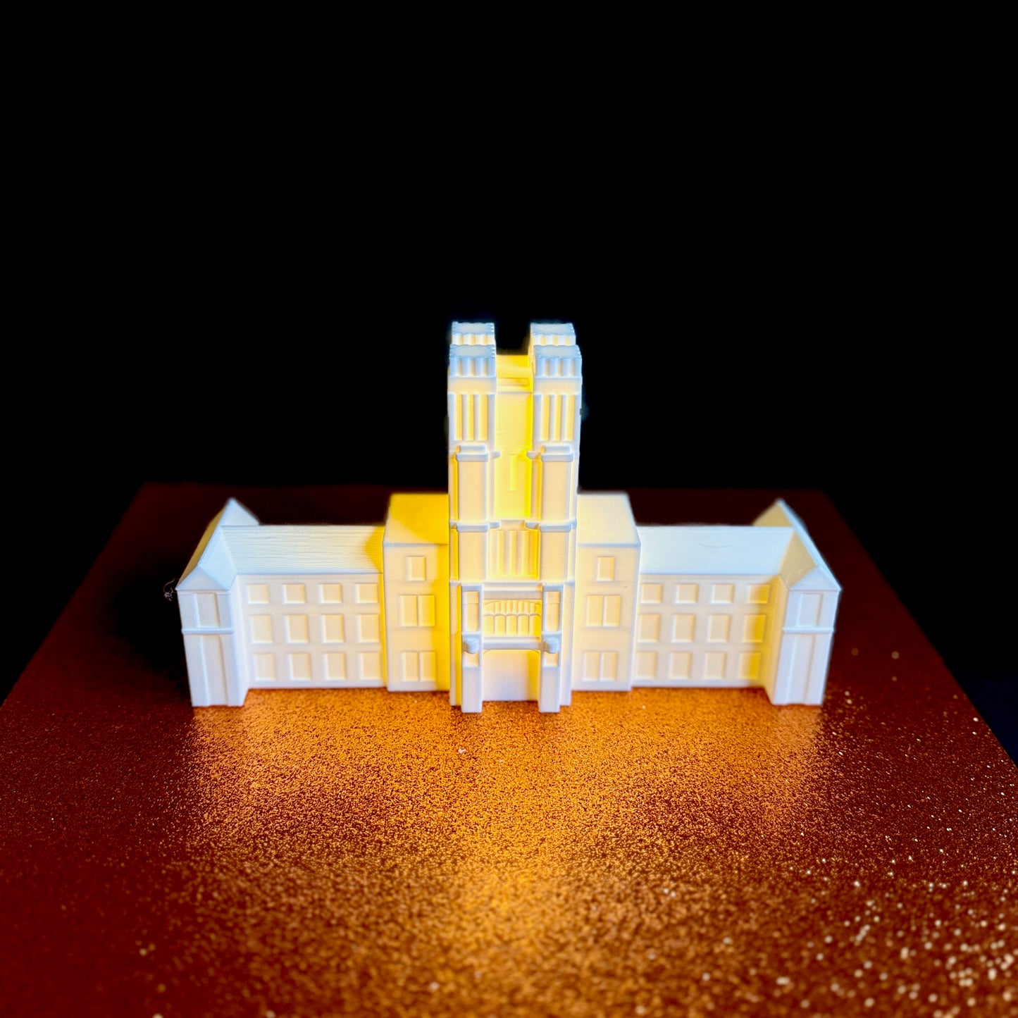 Virginia Tech Burruss Hall LED Figurine – Graduation Gift, Alumni Keepsake, Dorm & Office Decor