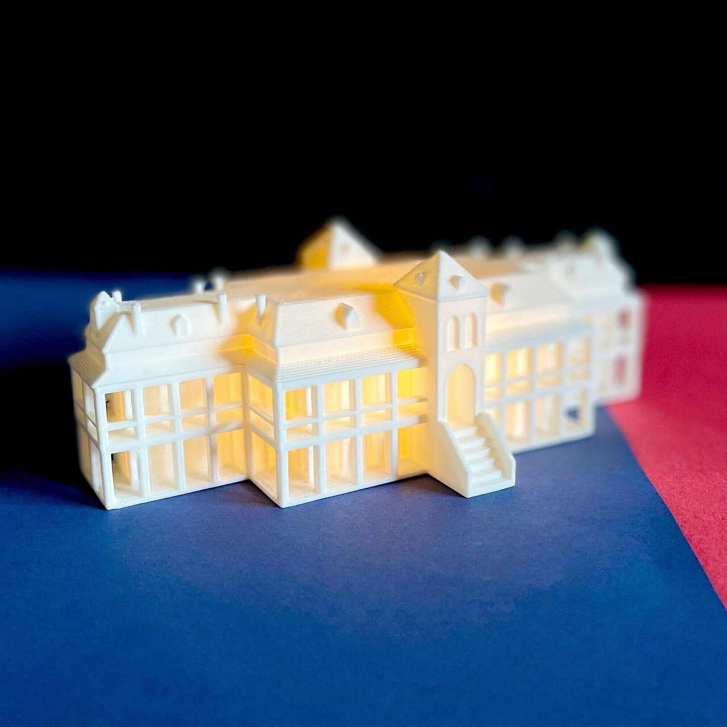 The university of arizona light, designed as a replica of the Arizona Old Main.