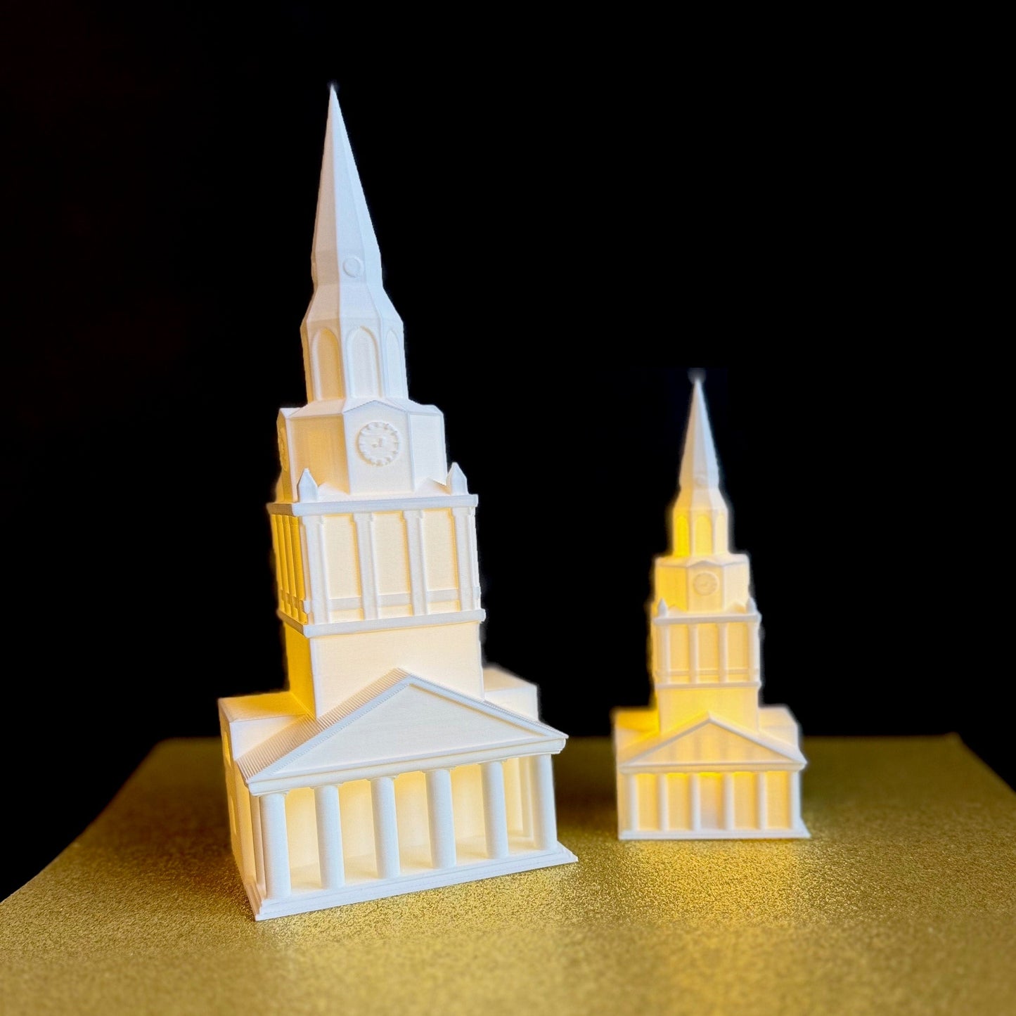 The Wake Forest party decorations, designed in honor of Wait Chapel